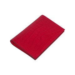 Hermes MC2 Euclide Card Case Rose Extreme Matte Alligator