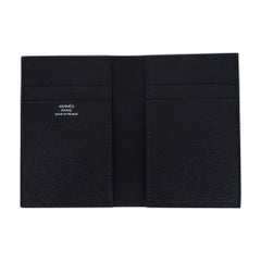 Hermes MC2 Euclide Card Holder Black Epsom Leather
