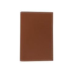 Hermes MC2 Euclide Card Holder Gold Epsom Leather