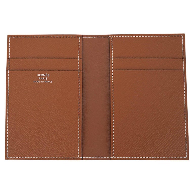 Hermes MC2 Euclide Jungle Card Holder Etoupe Epsom Leather
