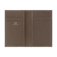 Hermes MC2 Euclide Jungle Card Holder Etoupe Epsom Leather