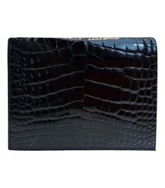 Hermes MC2 Shiny Alligator Bi Fold Wallet