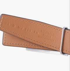 Hermès Médor Belt in Vert d’Eau Matte Alligator with Palladium Hardware - '10s