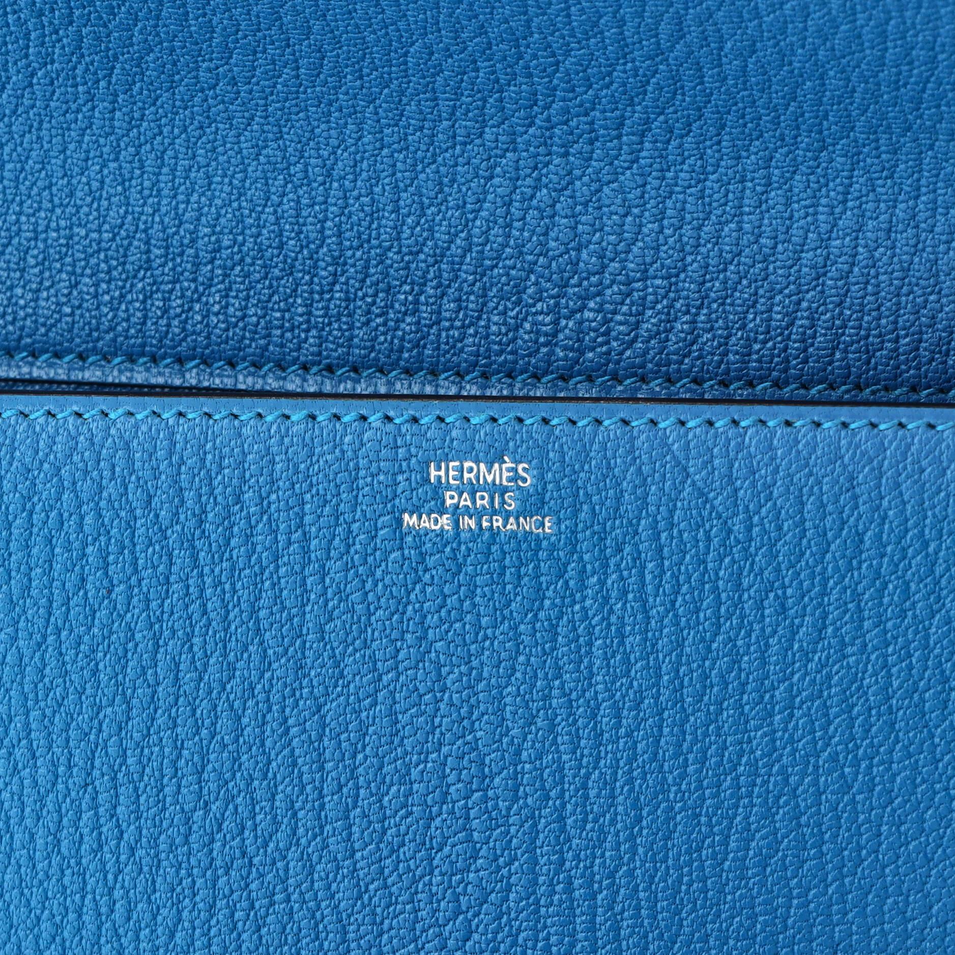 Hermes Pochette Medor Chevre Mysore 23 en vente 3