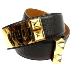 Sold at Auction: Hermès, Hermès - Collier de Chien leather belt