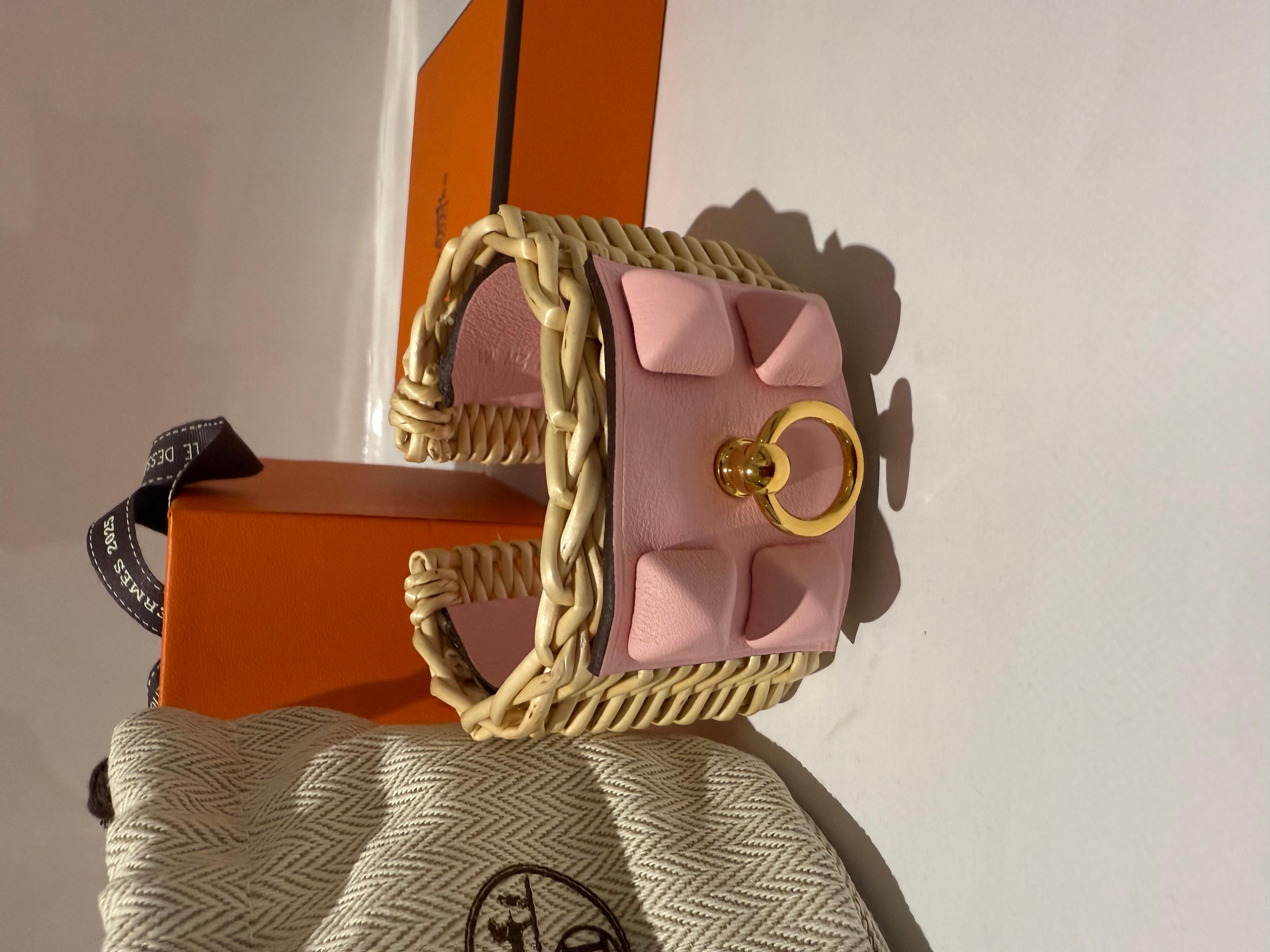 Femenino o masculino Pulsera brazalete Hermes Medor Picnic Rosa Sakura en venta