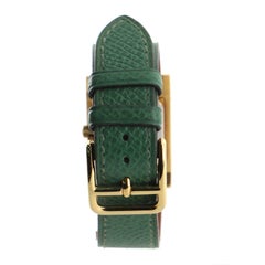 Hermes Medor Quartz Watch Plated Metal and Leather 23
