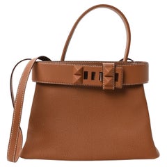 Hermès Medor Togo Swift Leather In Gold Handbag