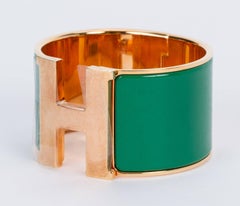Hermes Mega Clic Clac Green Bracelet