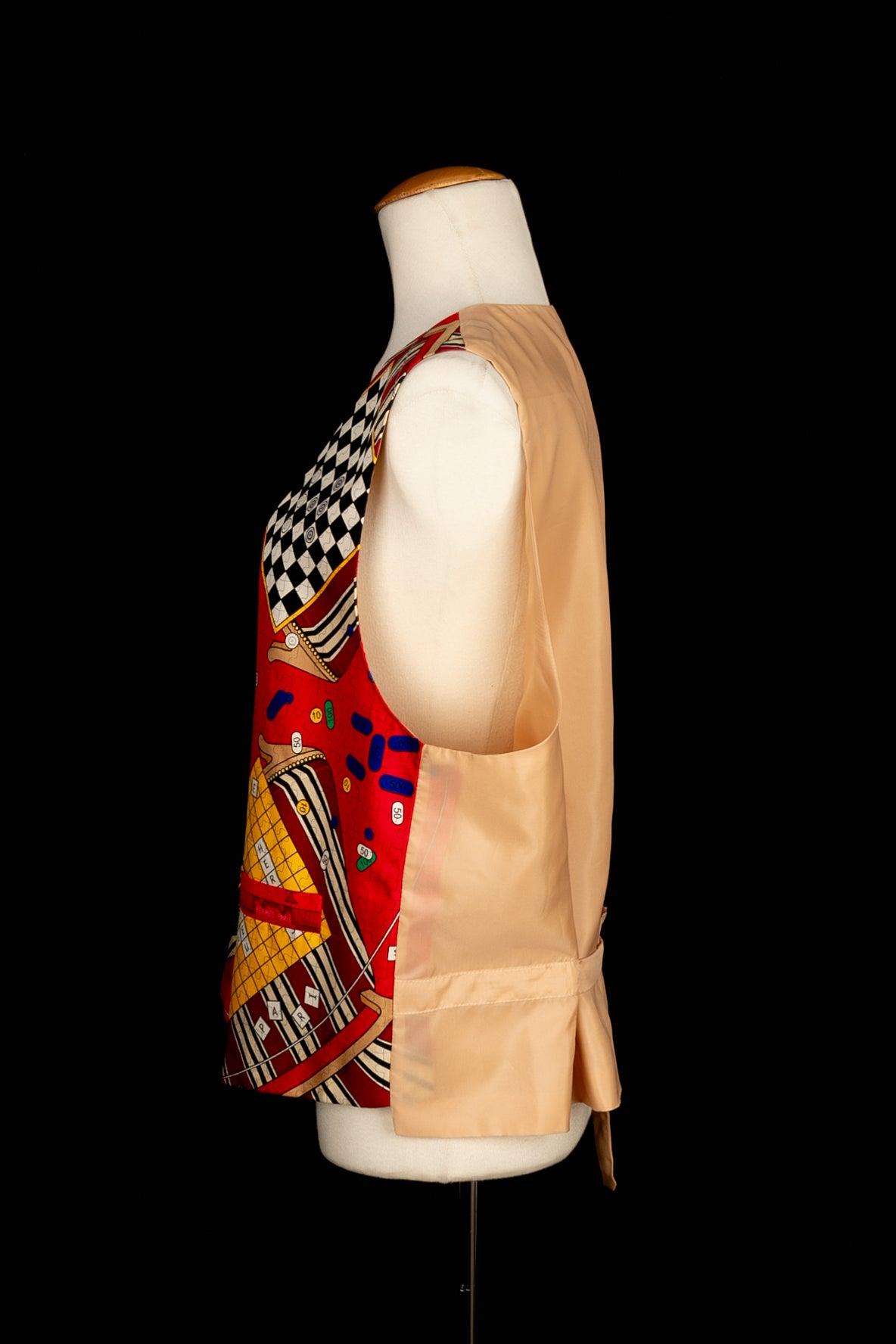 Hermès Men Silk Jacket In Excellent Condition For Sale In SAINT-OUEN-SUR-SEINE, FR