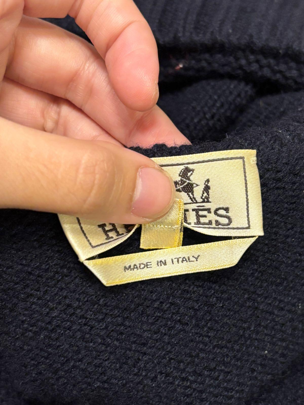 Hermes Hommes XL Cachemire Double Couche Zip Up Pull à col roulé Bon état - En vente à Jakarta, Daerah Khusus Ibukota Jakarta
