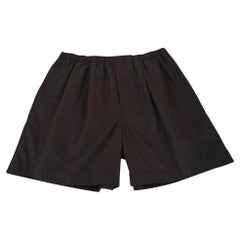 Hermes Men's Bermuda Malibu Elastique Swim Trunks Brun 44