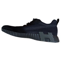 Hermes Herren Schwarze Bouncing Turnschuhe Größe 45