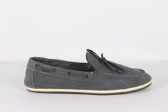 Hermès Herren Canvas Loafers Eu 44.5 Uk 10.5 Us 11.5