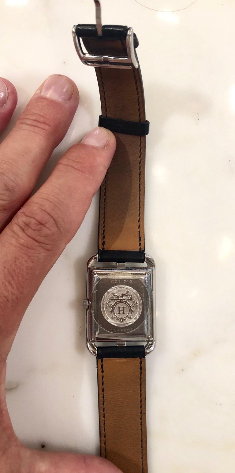 Hermes Mens Cape Cod Steel Watch at 1stDibs | hermes mens watch, hermes