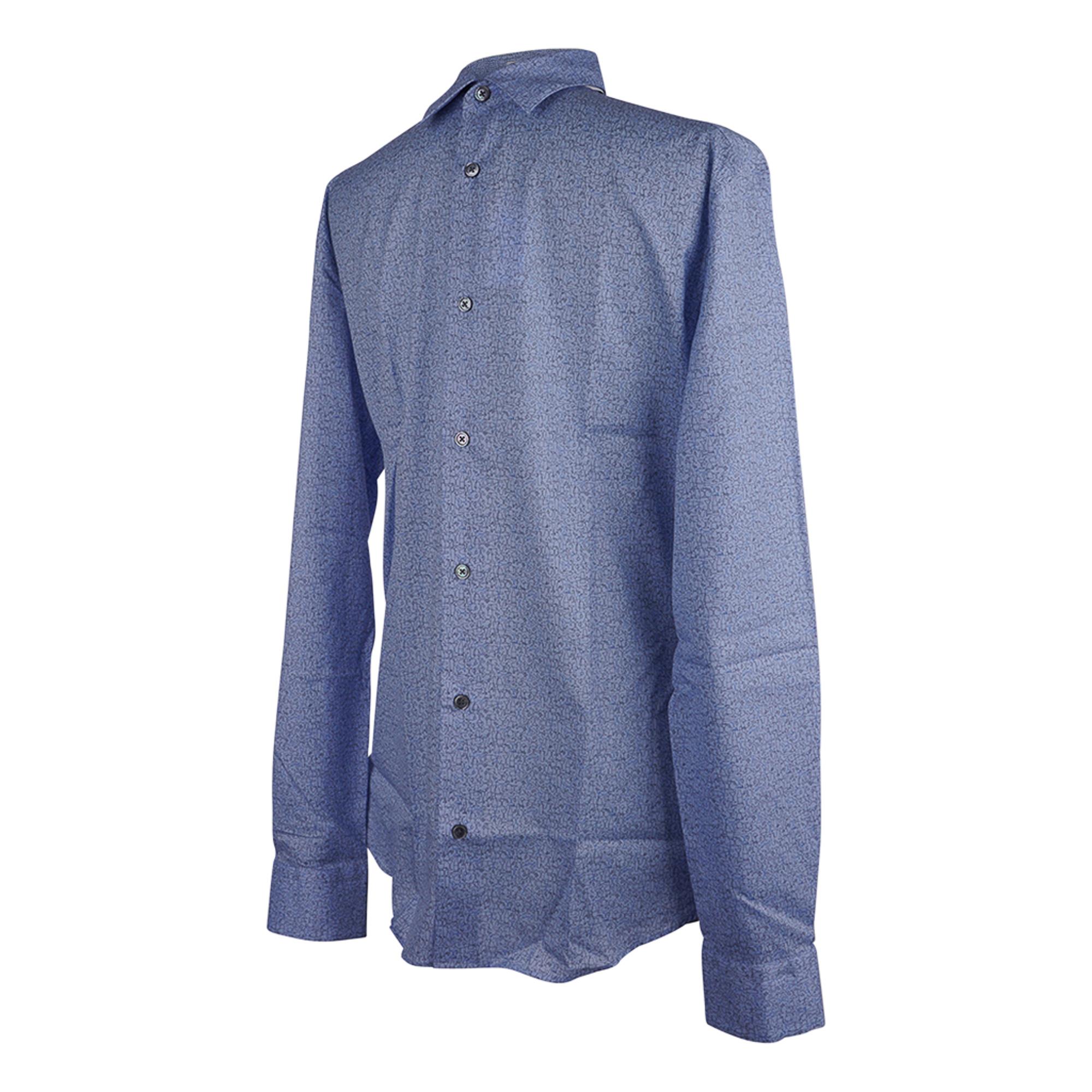 Hermes Men's Cheers ! Chemise Coton Bleu Pale Button Down Shirt 39 / 15.5 New en vente 4