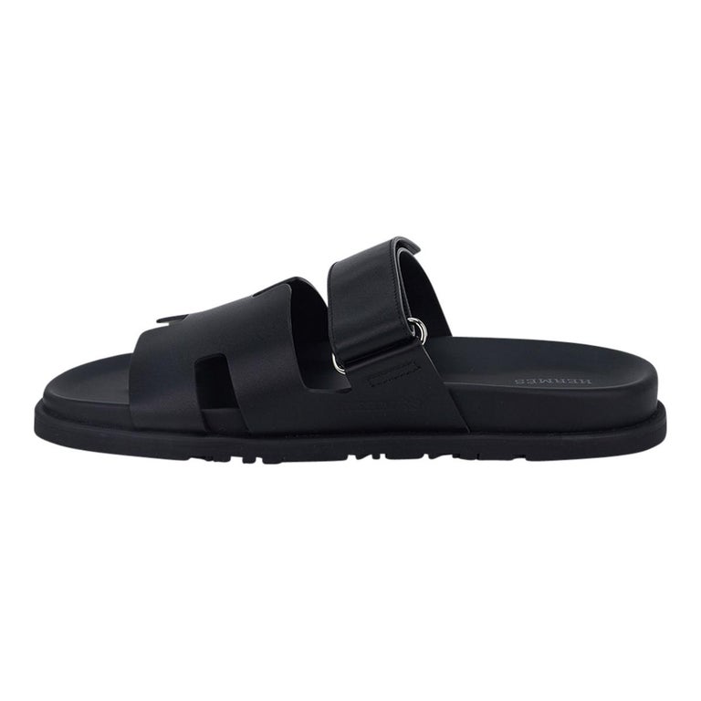 CHYPRE SANDAL IN BLACK CALFSKIN 186752