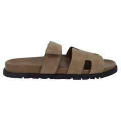 Chypre Doblis (Wildleder) Tan Sandale 43 / 10 von Hermès