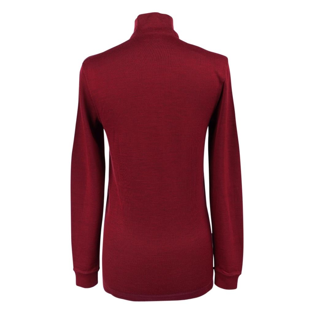 Hermes Men's Cocoon Base Layer Rouge Top M New w/ Tag 4