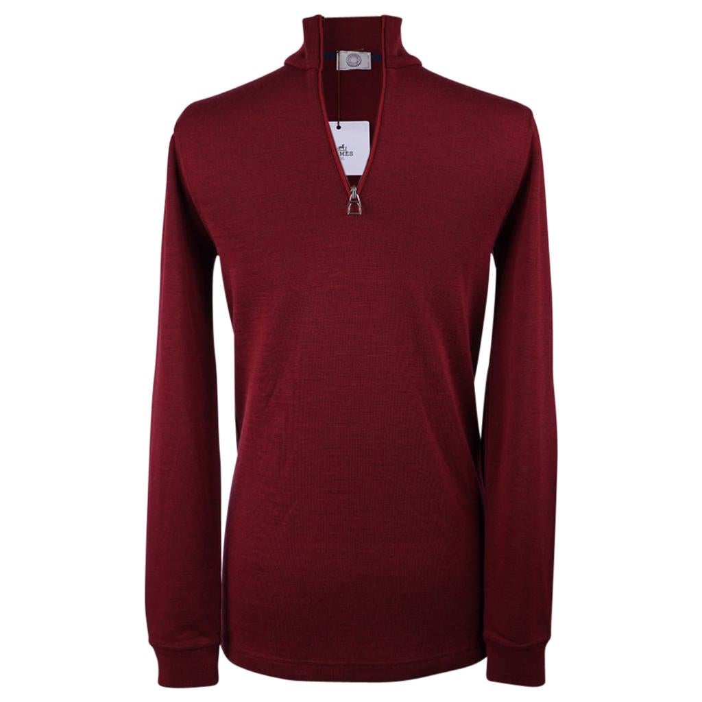 Hermes Men's Cocoon Base Layer Rouge Top M New w/ Tag