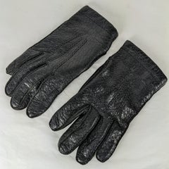 Hermes Mens Deerskin Cashmere Lined Gloves