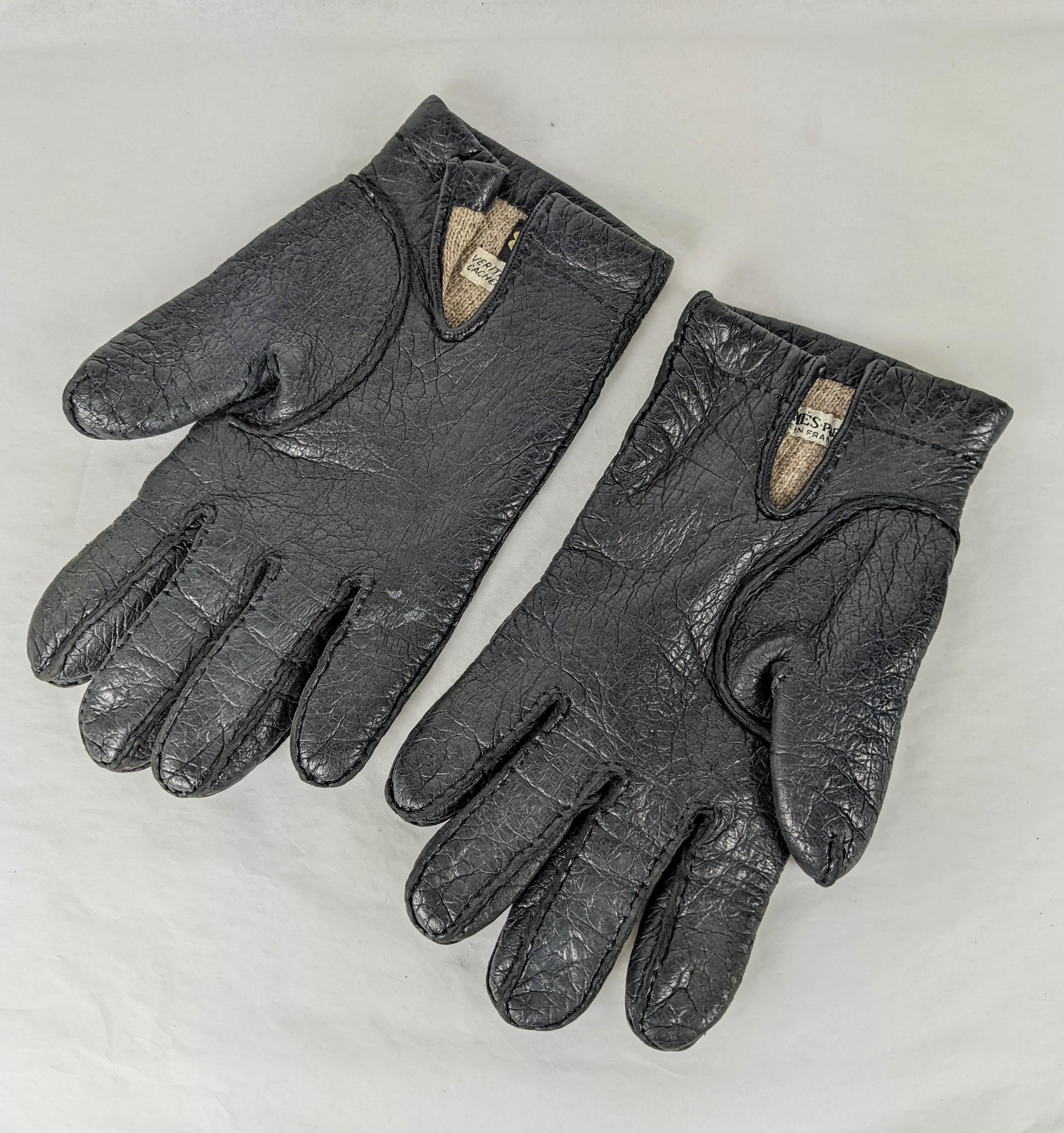 signature pony wool gloves