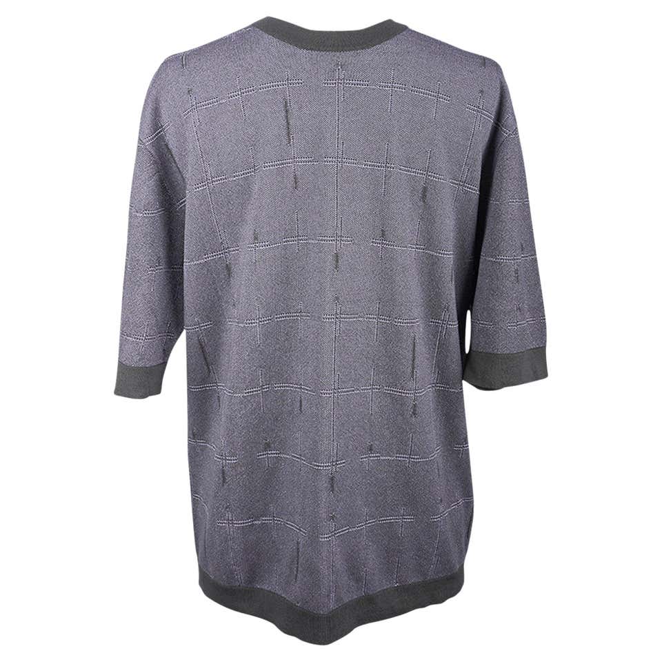 Hermes Men's T-Shirt Blanc w/ Blue Dragon M New w/ Box For Sale at ...