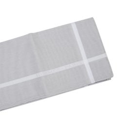 Hermes Herren Taschentuch Jacquard D'H Gris Clair Rose Clair Baumwolle mit Box