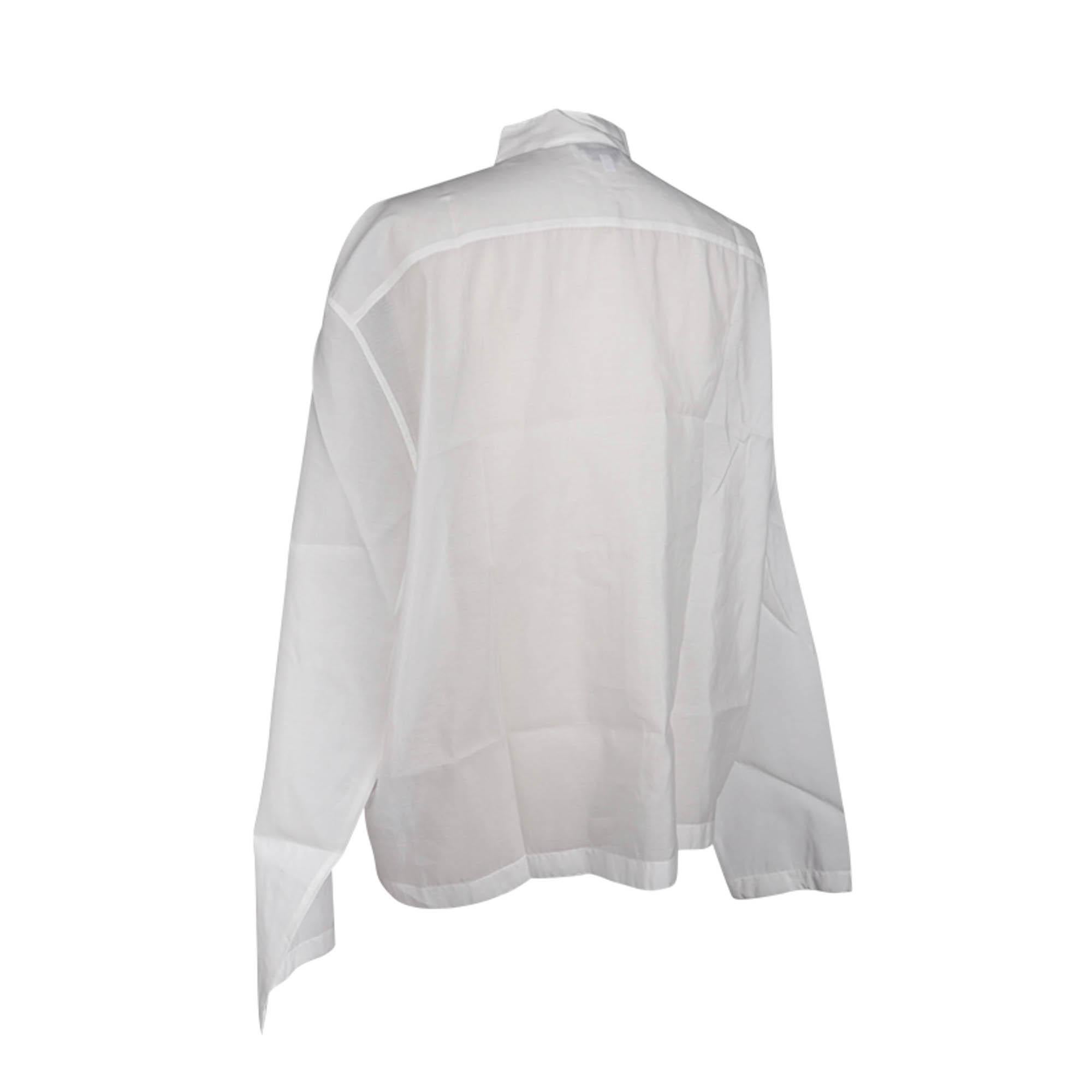 Hermes Men's Jacket White Cotton and Silk 41 /16 For Sale 2