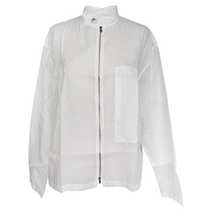 Giacca Hermes da uomo in cotone e seta bianca 41 /16
