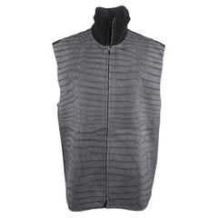 Hermes Men's Limited Edition Vest Sueded Porosus Crocodile and Leather 50