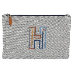 Hermès Mens Marine Cotton H Labyrinthe Case