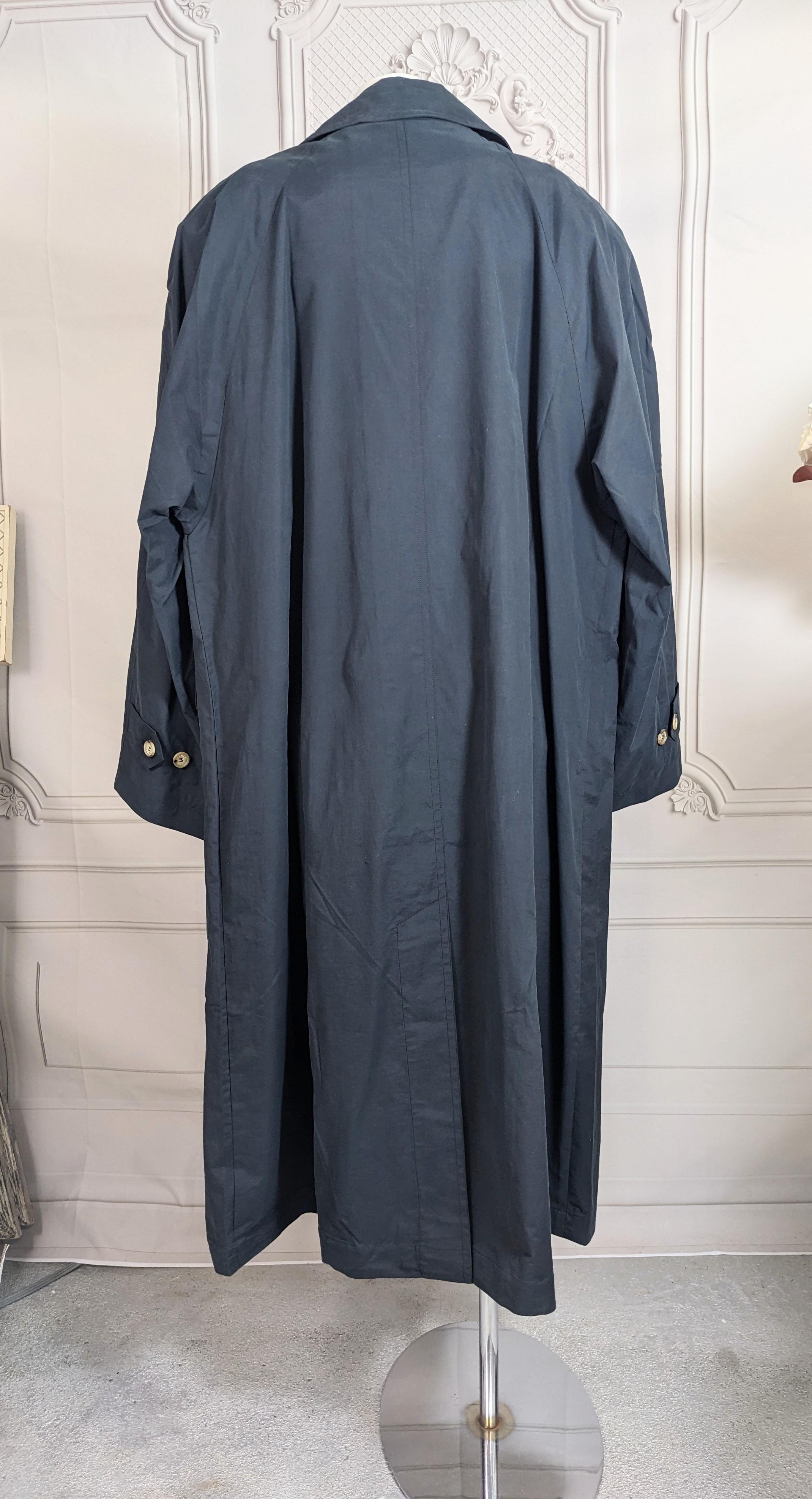 Hermes Mens Navy Oversized Trench For Sale 2