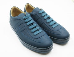 HERMES Mens Osaka Sneaker 41.5 bleu cobalt