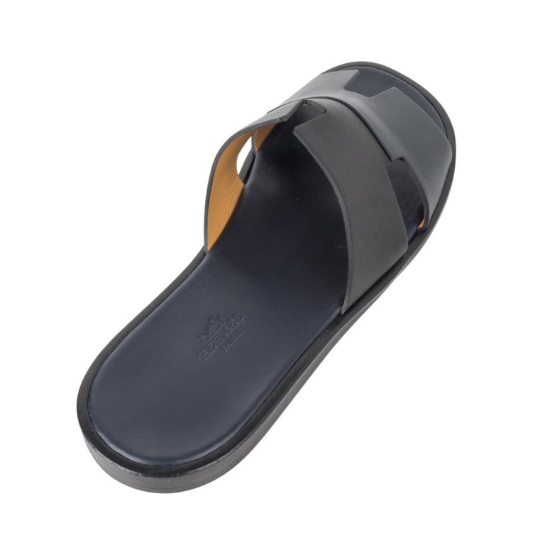 hermes izmir sandals blue