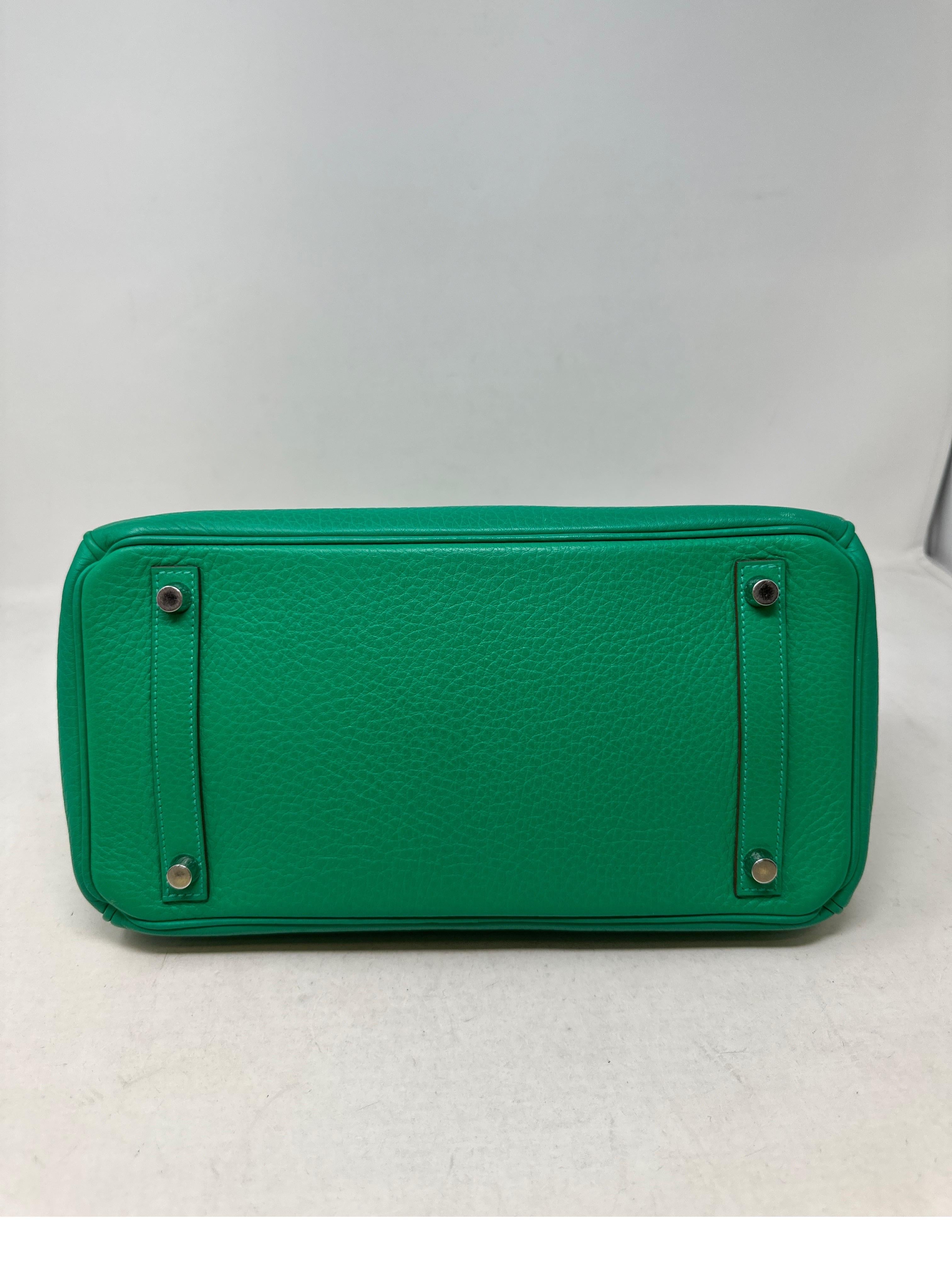 Hermes Menthe Birkin 30 Bag For Sale 10