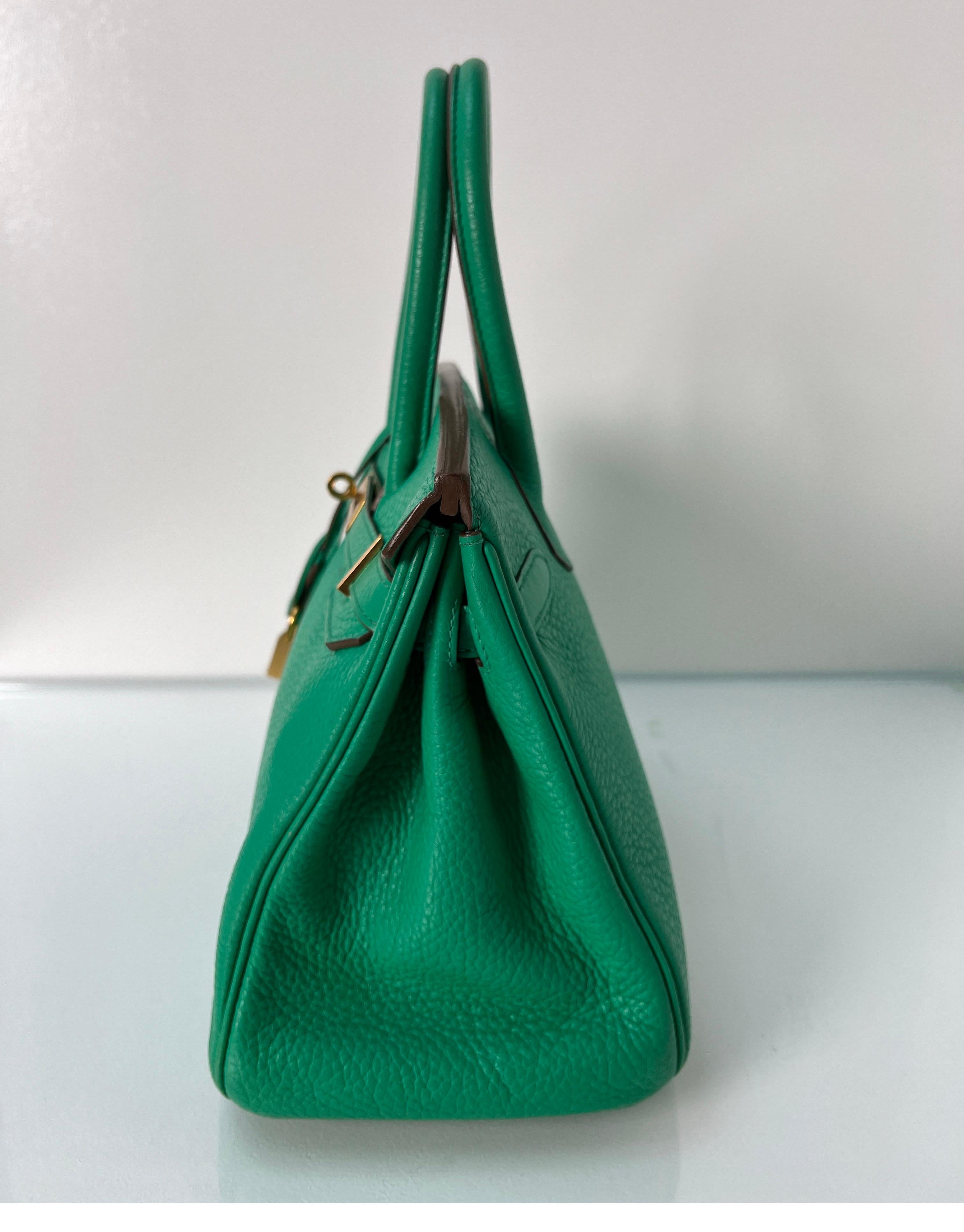 Hermes Menthe Birkin 30 Bag For Sale 11