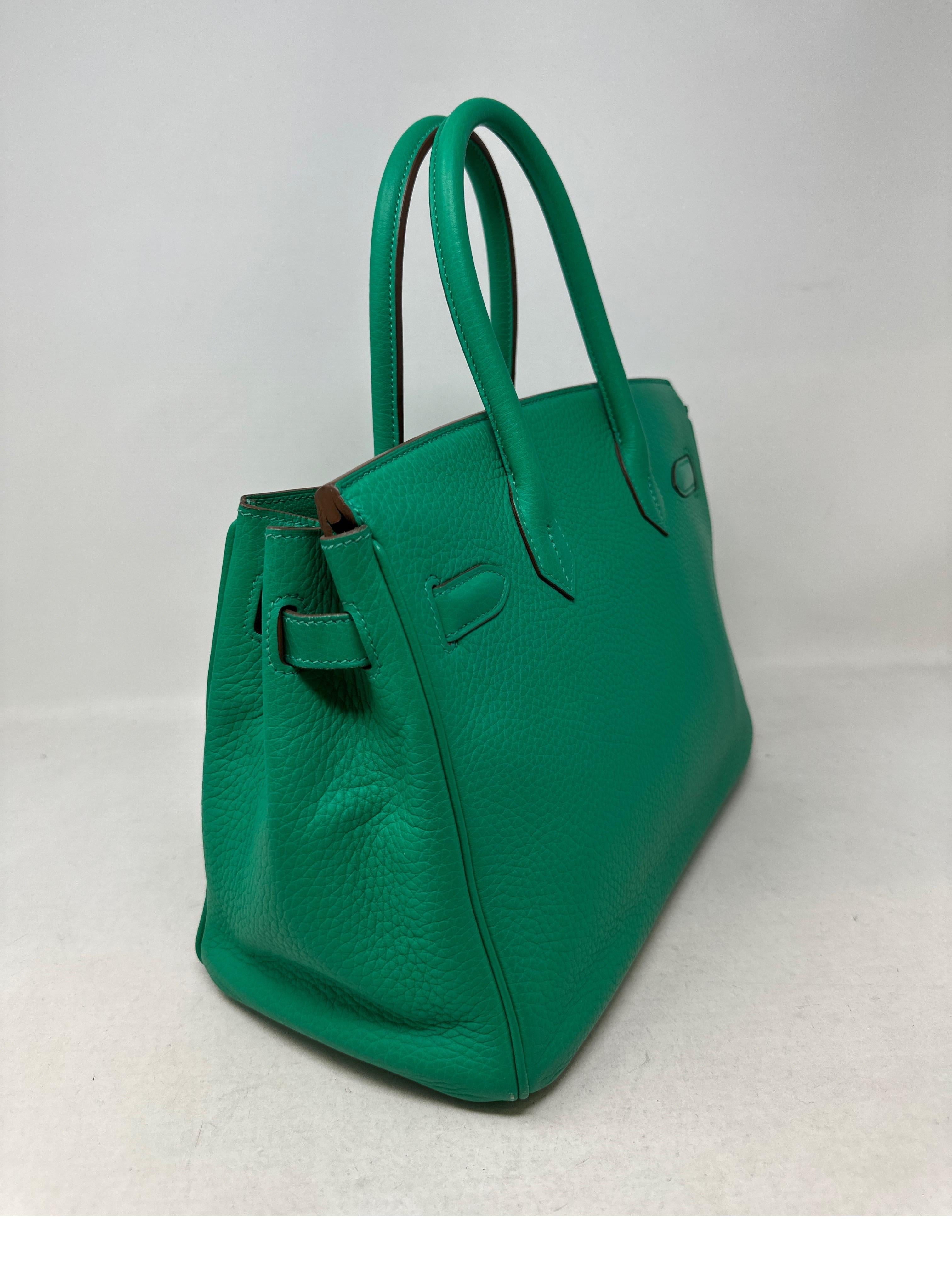 Hermes Menthe Birkin 30 Bag For Sale 3