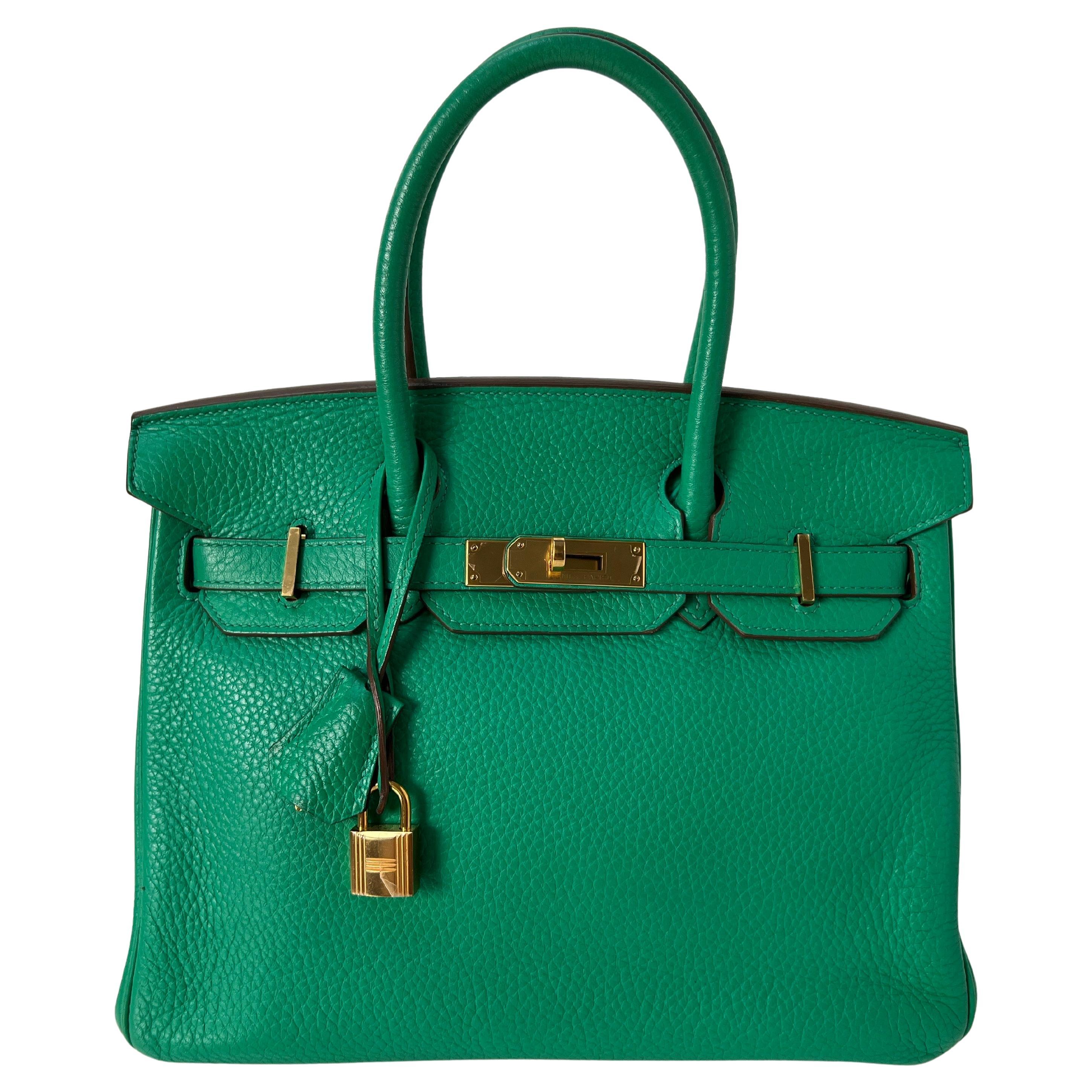 Hermes Menthe Birkin 30 Bag For Sale