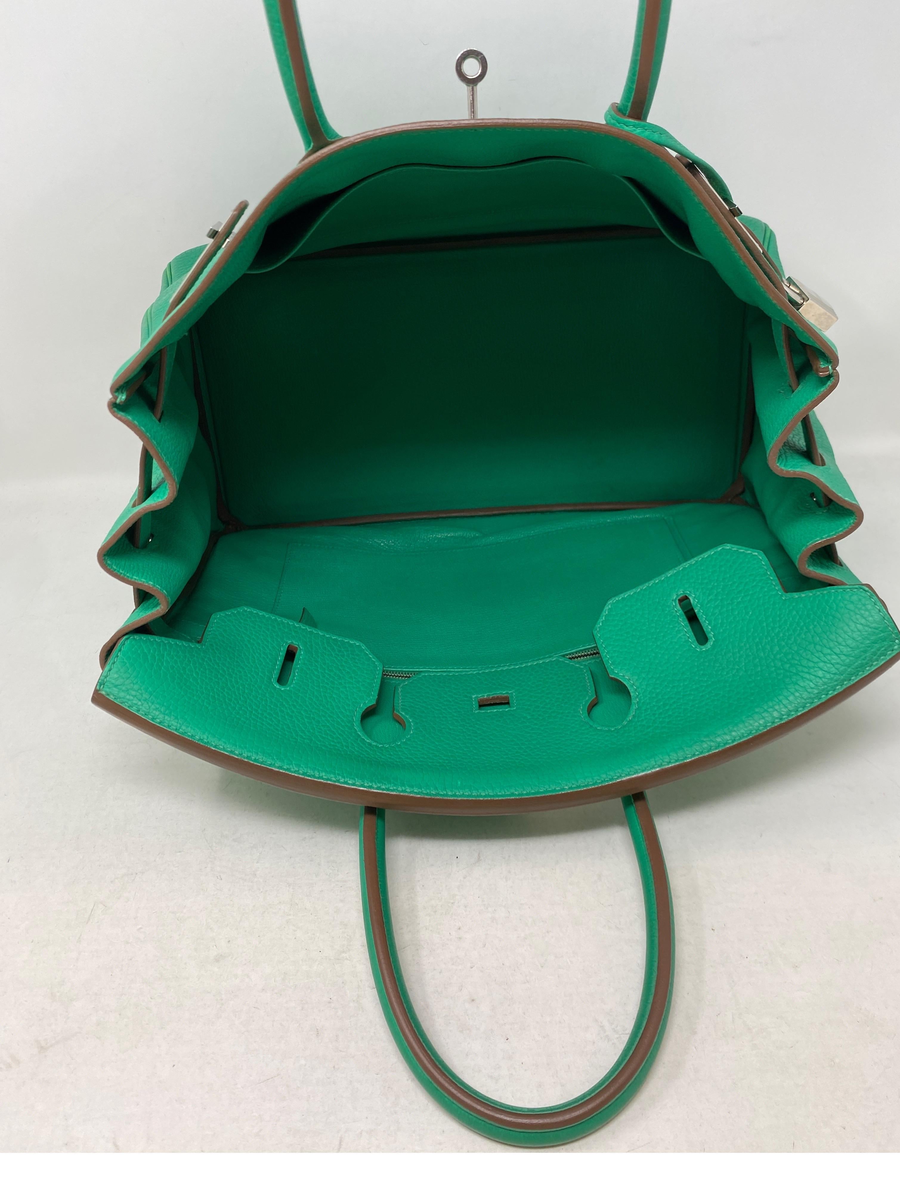 Hermes Menthe Birkin 35 Bag 10