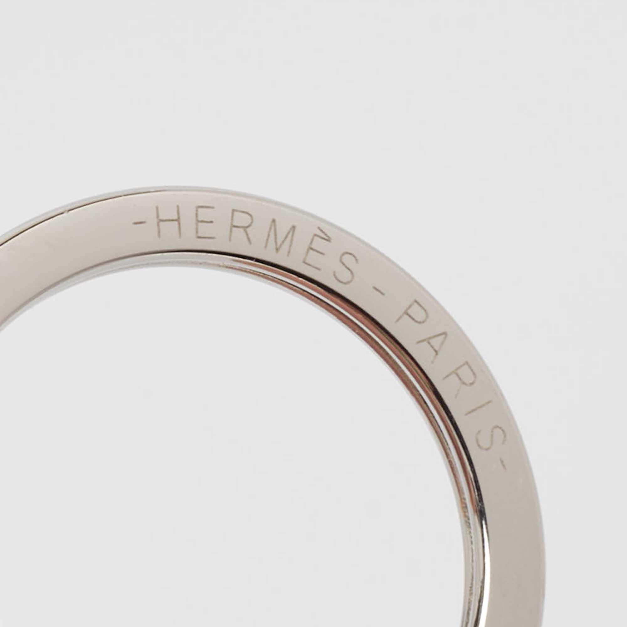 Women's Hermes Menthe Leather Carmen Tassel Key Ring For Sale