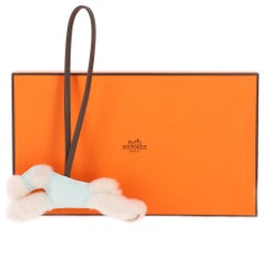 Hermes Merinos Wool & Milo Lambskin Budy Bag Charm