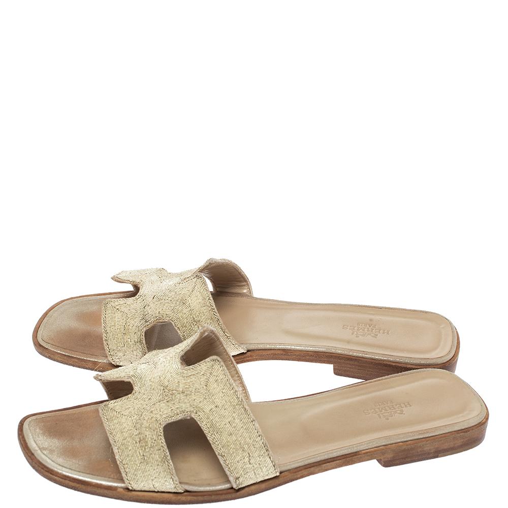 Claquette hermes paillette shop