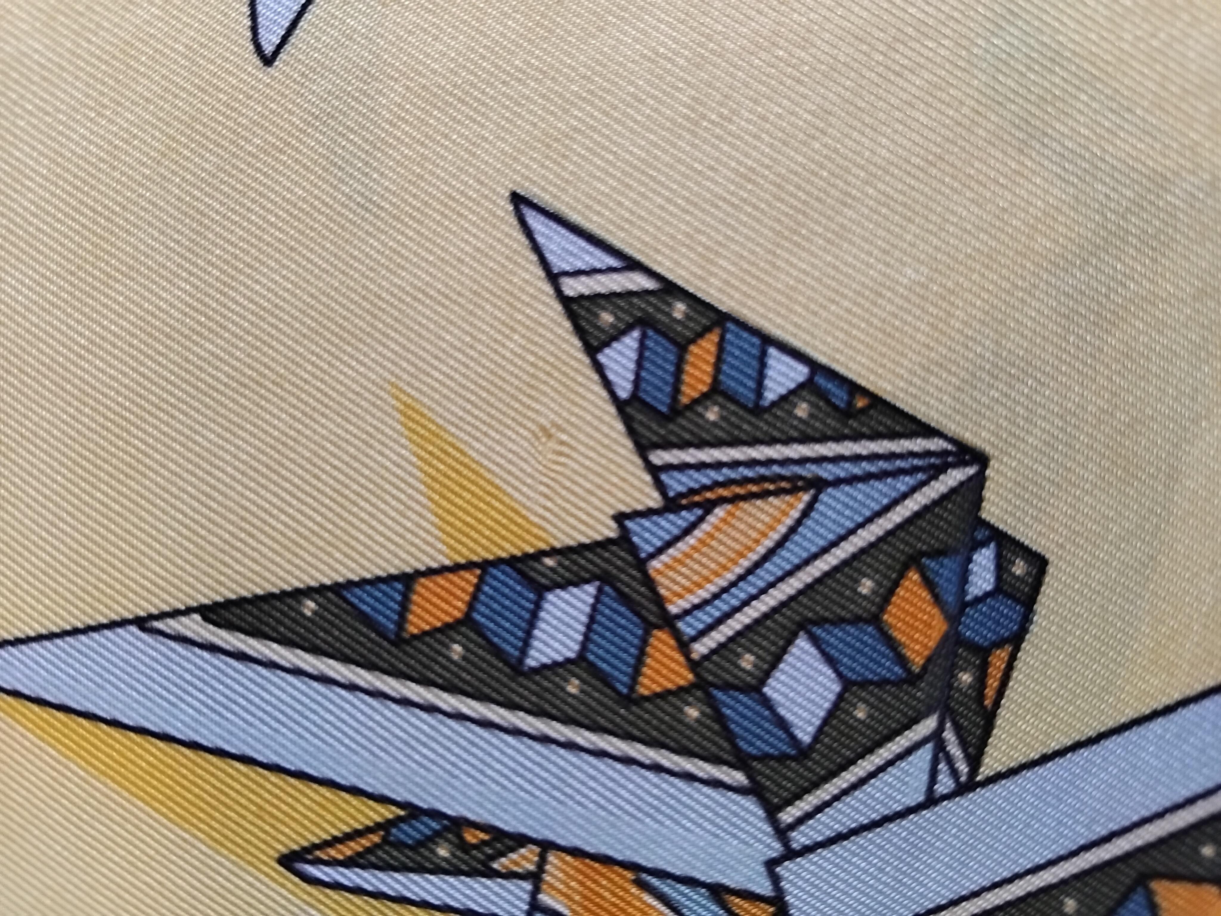 Hermès Metamorphose d'un carre Silk Scarf Karen Petrossian For Sale 8