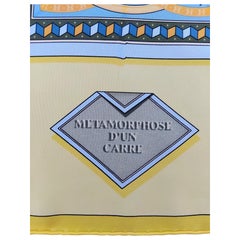 Hermès Metamorphose d'un carre Silk Scarf Karen Petrossian
