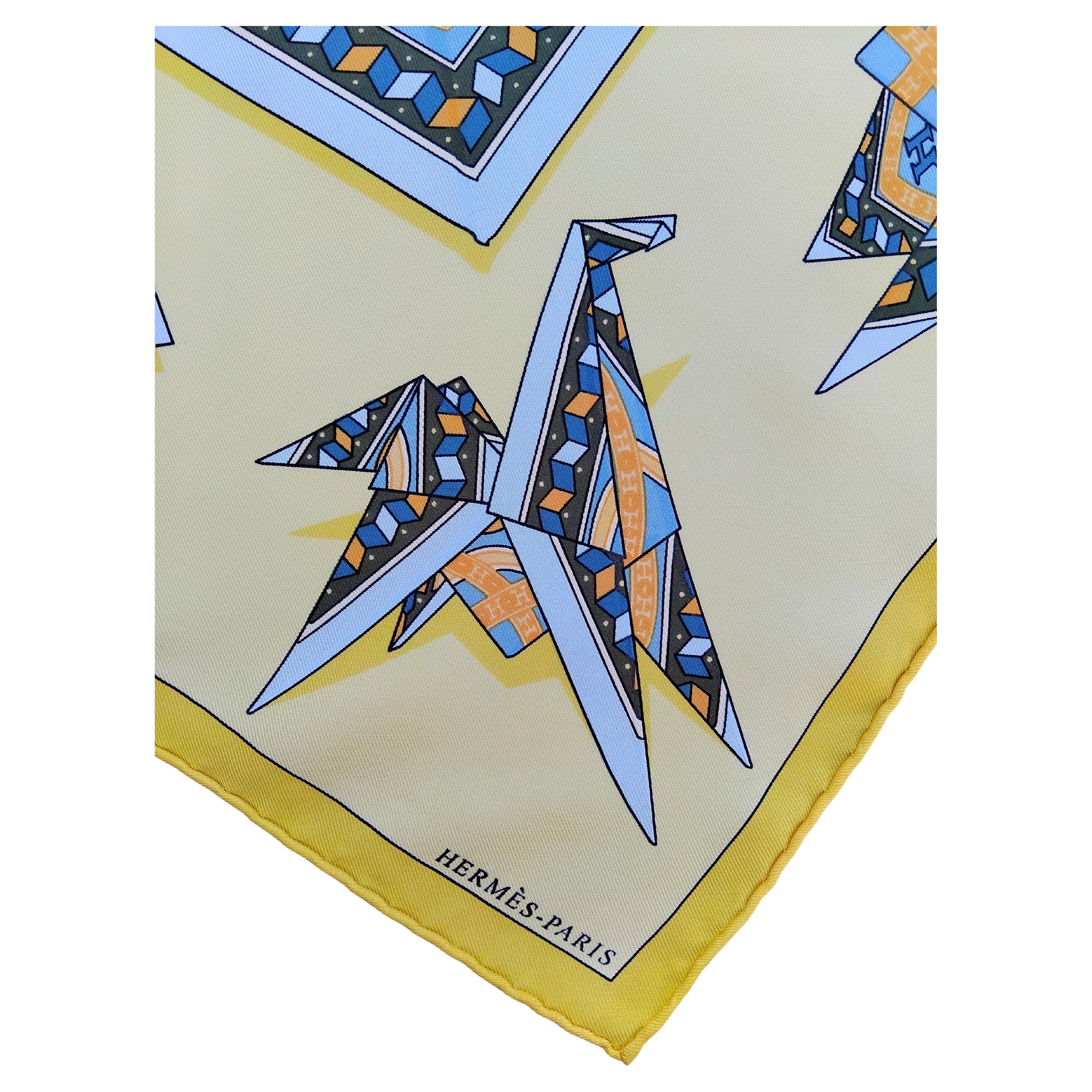 Hermès Metamorphose d'un carre Silk Scarf Karen Petrossian For Sale 4