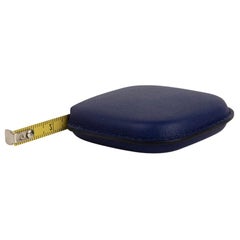 Hermes Metre Ruban In the Pocket Blue Indigo Swift Leather Tape Measure New/Box