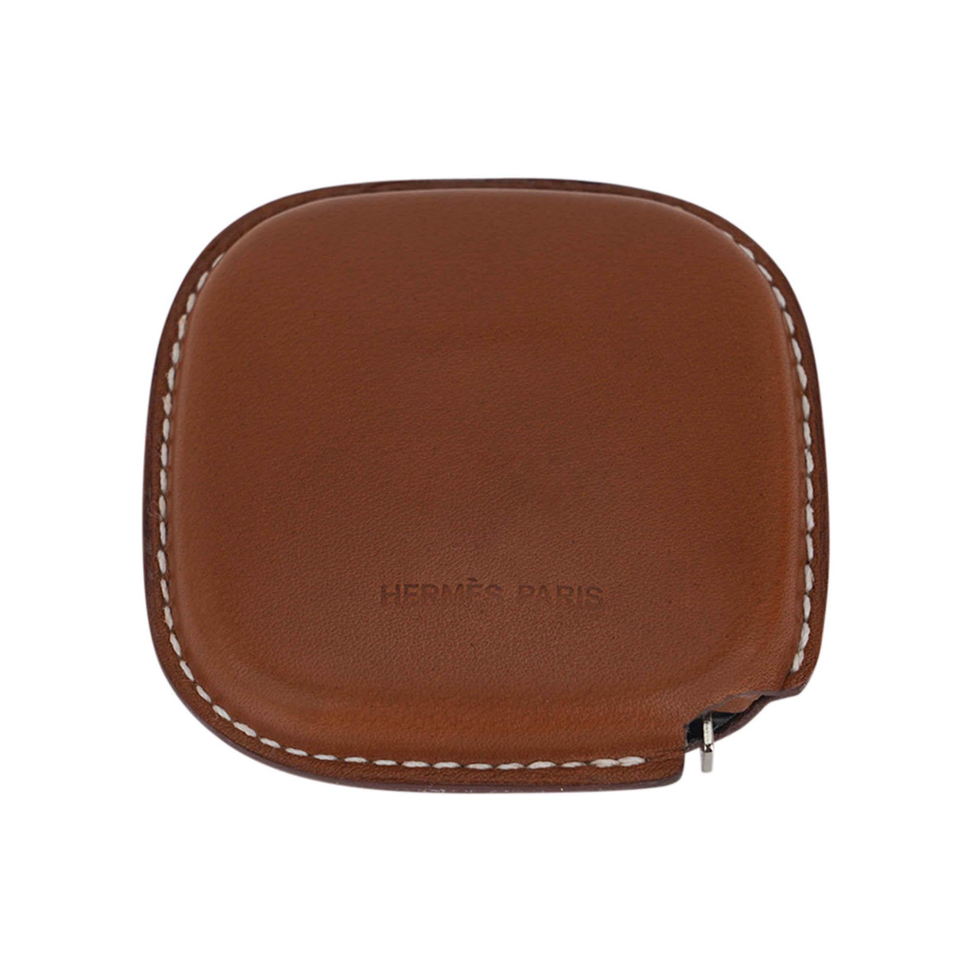 Hermes Metre Ruban In the Pocket Fauve Barenia Measuring Tape Swift Leather 1