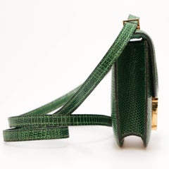 Hermes Micro Constance Lezard Green