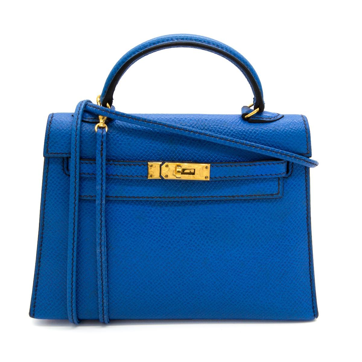 Bleu Hermes Micro Kelly 15